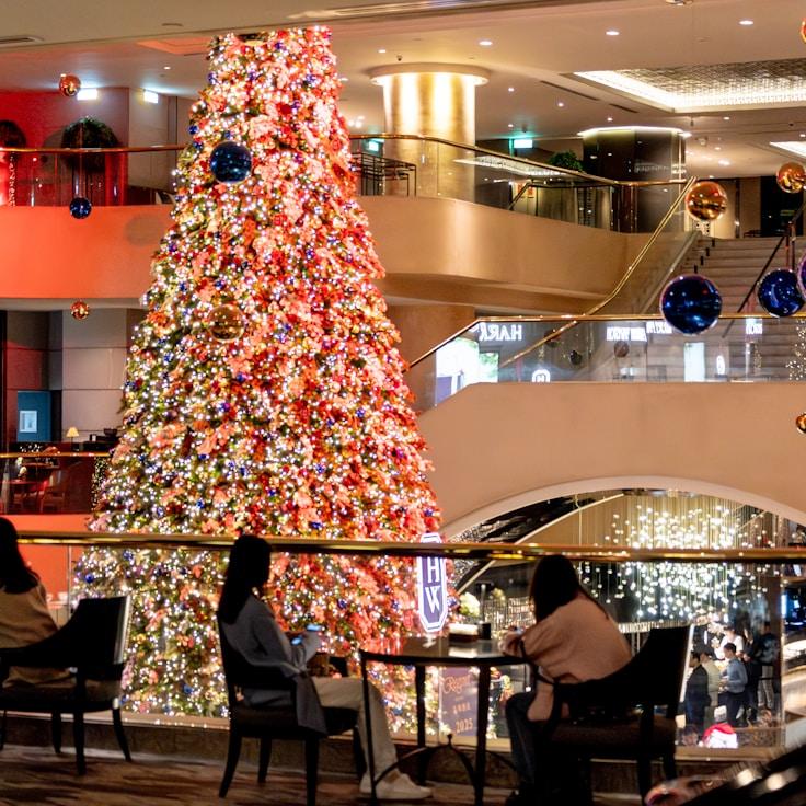 Shopping mall with wide corridors suitable for strollers